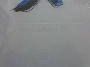 Jan Sierhuis - ABSTRACTIE / KLEURETS / 81x61cm / KADER / SIG / 1990 kopen? Bied vanaf 125!