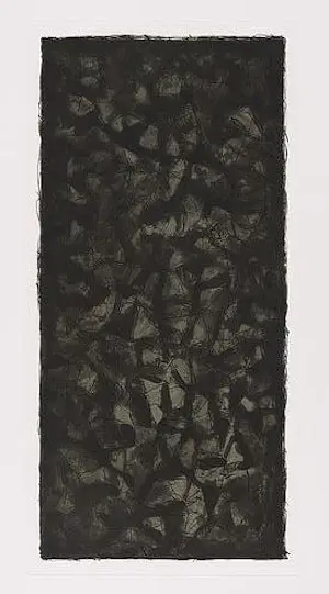 Sol LeWitt - ZELDZAAM, Ets met aquatint "Black & Gray #3" , prachtig ingelijst, 1991, GROOT kopen? Bied vanaf 2680!