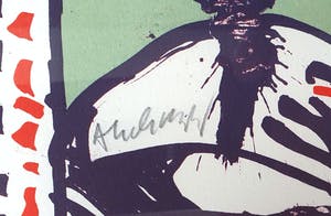 Pierre Alechinsky - 'Tiré à part exo' - Nieuw ingelijst - kleine oplage kopen? Bied vanaf 550!