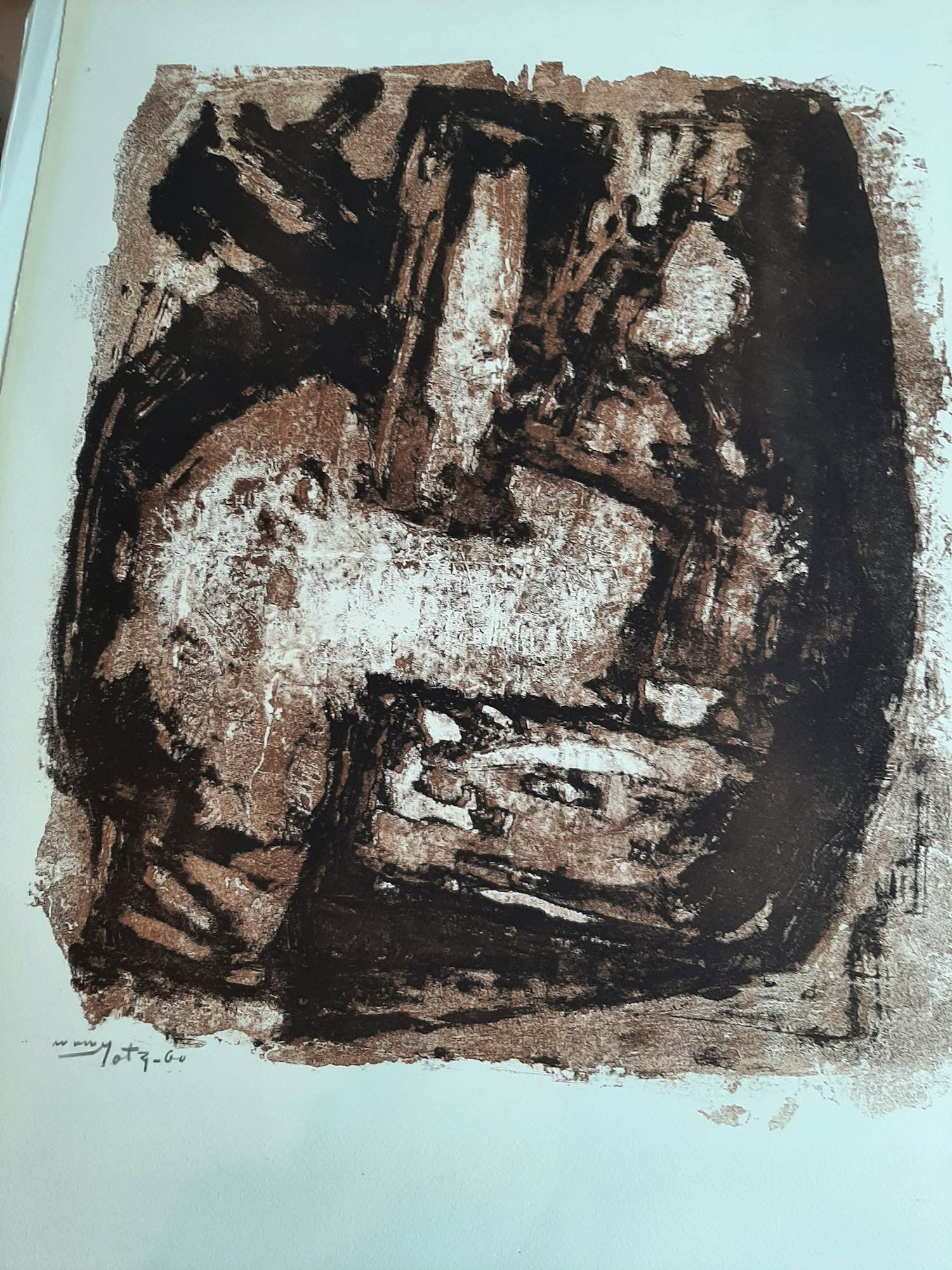 Wim Motz - Litho, Abstract kopen? Bied vanaf 30!