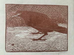 Jan Mankes - “Schreeuwende kraai” 1918 kopen? Bied vanaf 300!