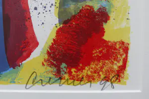 Jan Cremer - zeefdruk: L'histoire des Coeurs III - 1998 kopen? Bied vanaf 125!