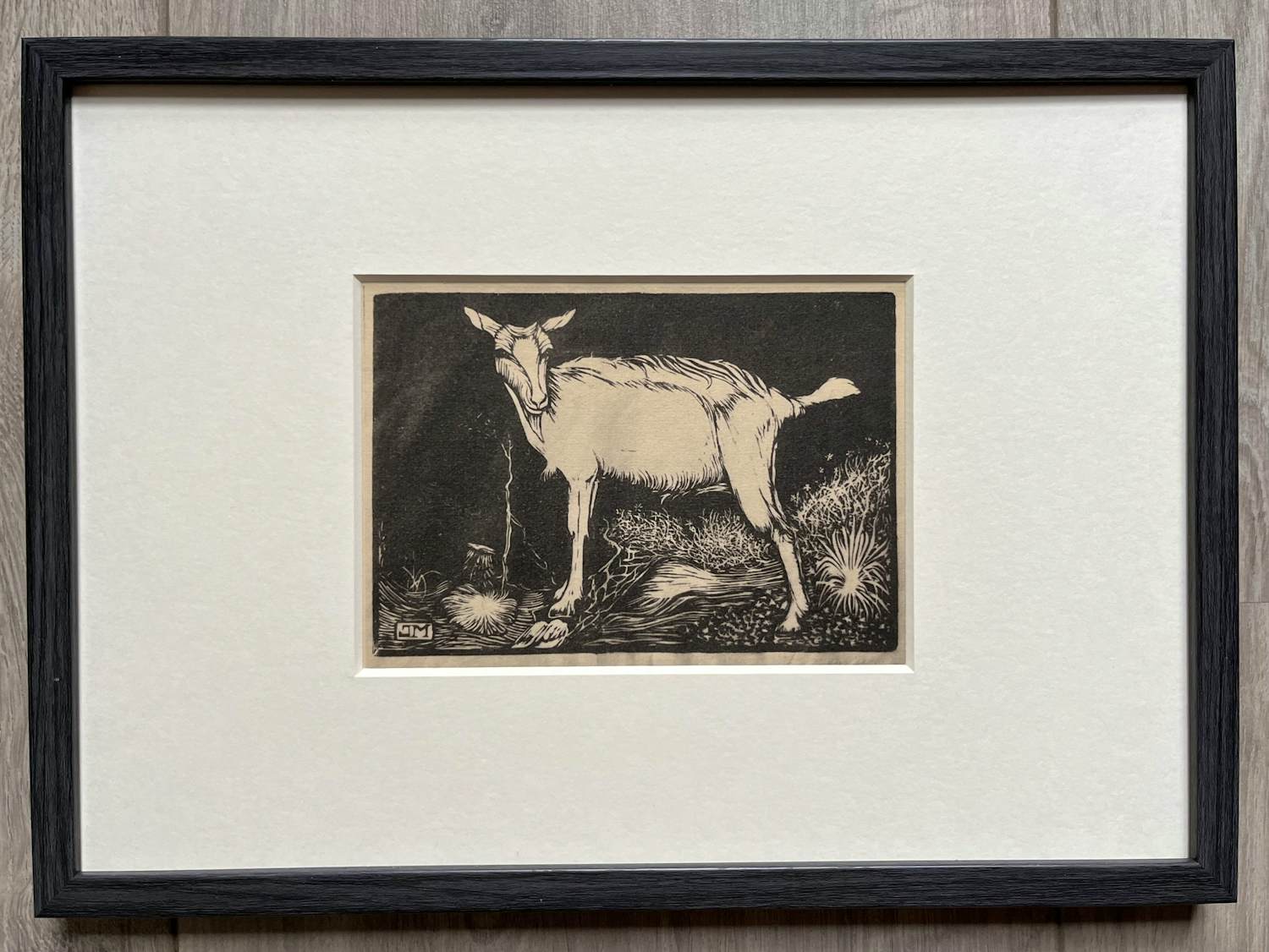 Jan Mankes - Originele Heliogravure Geit 1923 verkocht voor € 125!