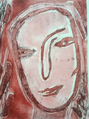 Elly Booy - "Bali". verkocht voor € 35!