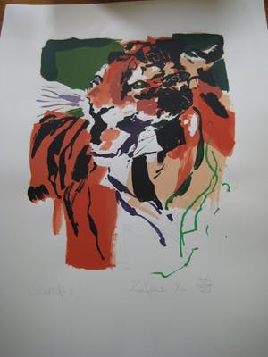 Marli Hommel - Drieluik zeefdruk Wildlife 1 & Wildlife 2 & Wildlife 3 kopen? Bied vanaf 500!