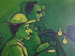 Niet of onleesbaar gesigneerd - Honeywine café Ethiopië kopen? Bied vanaf 10!