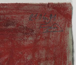 Frank van den Broeck - Pastelkrijt, Een paar brieven - Ingelijst kopen? Bied vanaf 200!