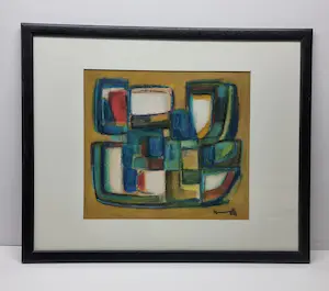 Joop Kropff - Abstracte compositie kaufen? Bieten Sie von 125!