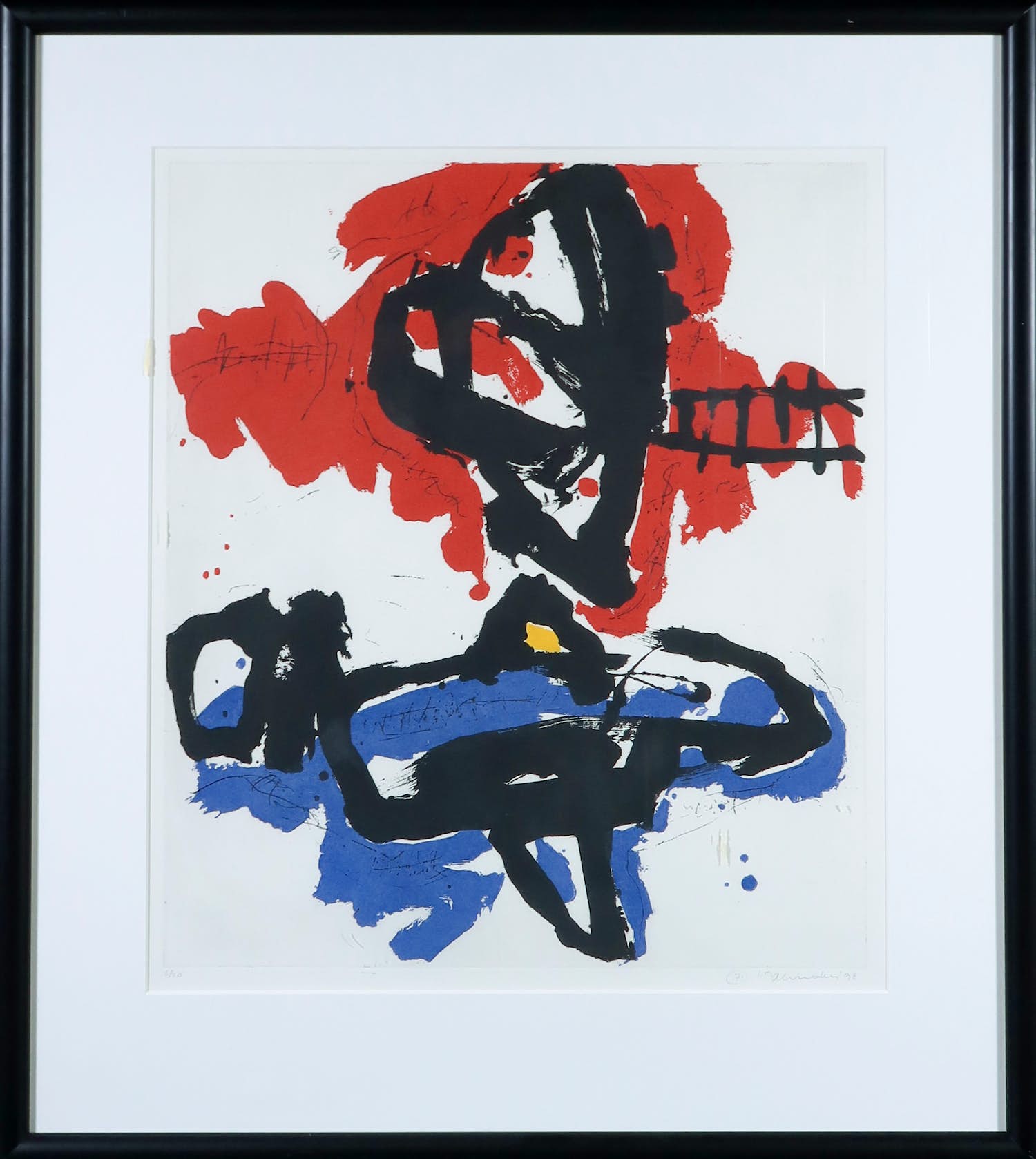 Henk Dalmolen - Aquatint, Zonder titel (no. 71) - Ingelijst kopen? Bied vanaf 1!