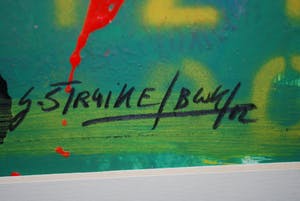 George Struikelblok - gemengde techniek 2012 - mooi ingelijst kopen? Bied vanaf 75!