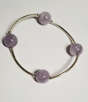 Nieuwe zilveren armband met Amethist edelsteen kopen? Bied vanaf 50!