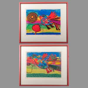 Corneille - twee litho's: Hommage a Mozart verkocht voor € 499!