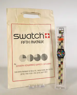 Mark Kostabi - Swatch horloge kaufen? Bieten Sie von 40!