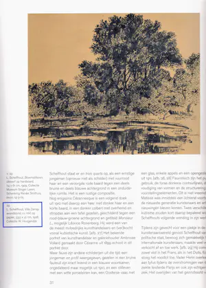 Lodewijk Schelfhout - Landschap met boer in Fontenay, inkttekening (netjes ingelijst) kopen? Bied vanaf 250!