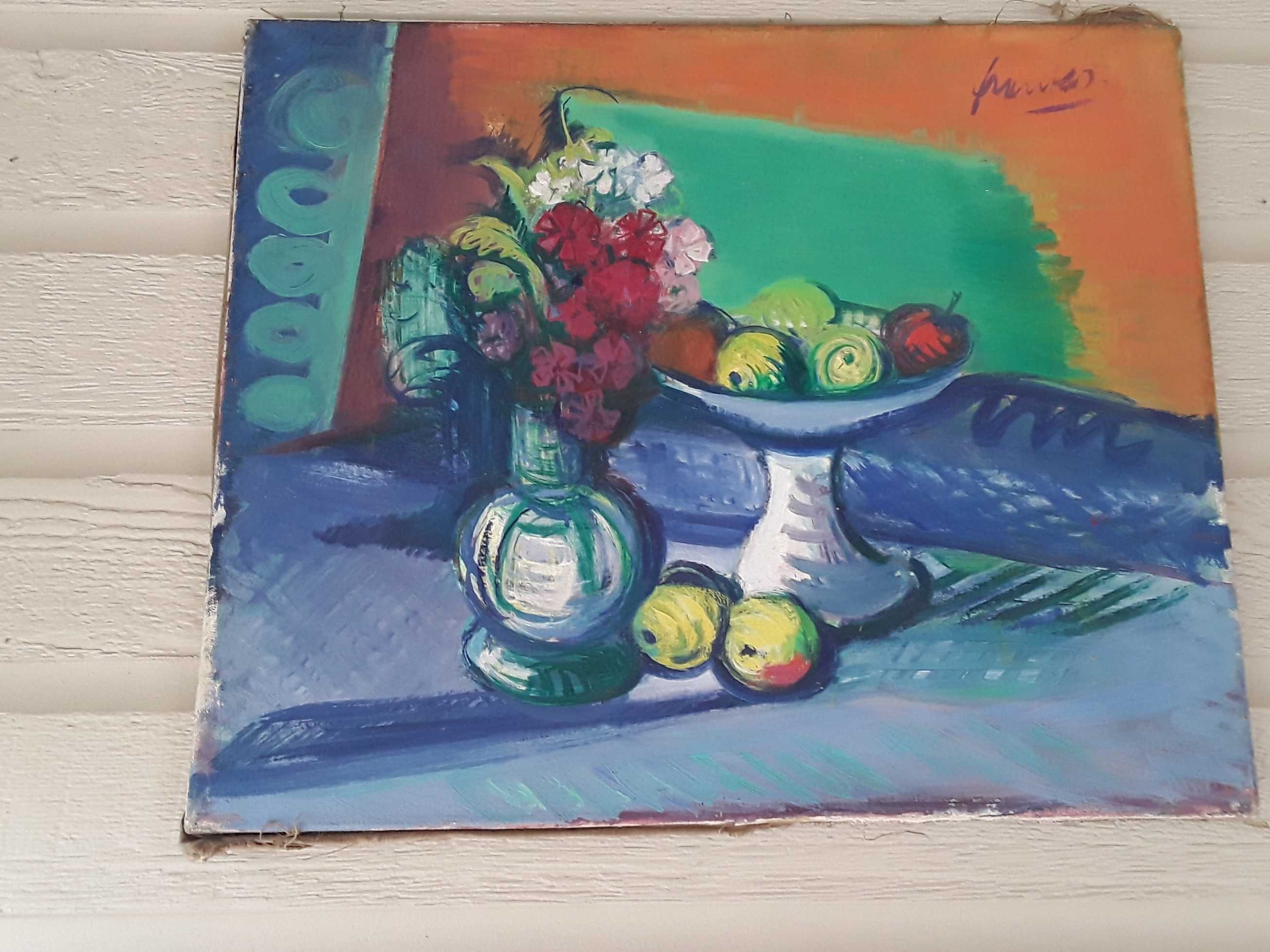 Roelof Frankot - Stilleven met fruit en bloemen. kopen? Bied vanaf 150!