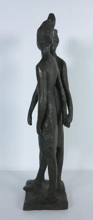 Clemens Pasch - Bronzen beeld, Die Freundinnen + boek! kopen? Bied vanaf 1500!