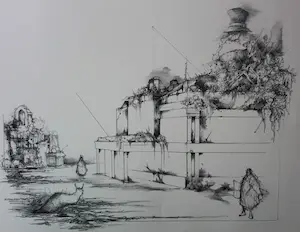 Dirkje Kuik - Litho: Het spoorwegmuseum voorheen Maliebaanstation kaufen? Bieten Sie von 59!