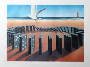 Gieb van Enckevorst - Wave - Litho kopen? Bied vanaf 19!