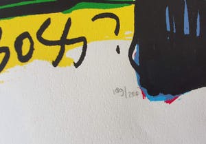 Herman Brood - Who's the boss - zeefdruk - gesigneerd - 250 ex. kopen? Bied vanaf 1!