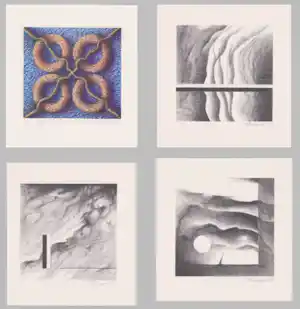 Bernhard Stuber - Set 4x Lufthansa Zeefdruk (1985) Stüber & Panzakiewicz - GRATIS VERZENDING kaufen? Bieten Sie von 25!