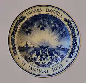 Buy Plateelbakkerij Ram - herdenking geboorte prinses beatrix 1938? Bid from 45!