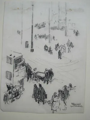 Herman Moerkerk - "Op het plein" en "Aan de Wandel" kopen? Bied vanaf 25!