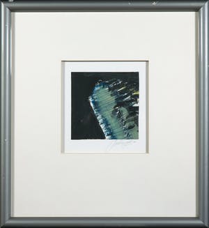Jan Radersma - Olieverf op papier, Zonder titel - Ingelijst kopen? Bied vanaf 1!