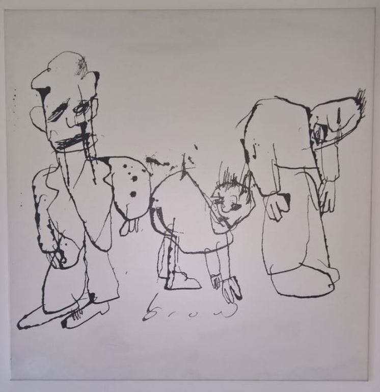 Herman Brood - Originele Herman Brood genaamd SHIT kopen? Bied vanaf 395!