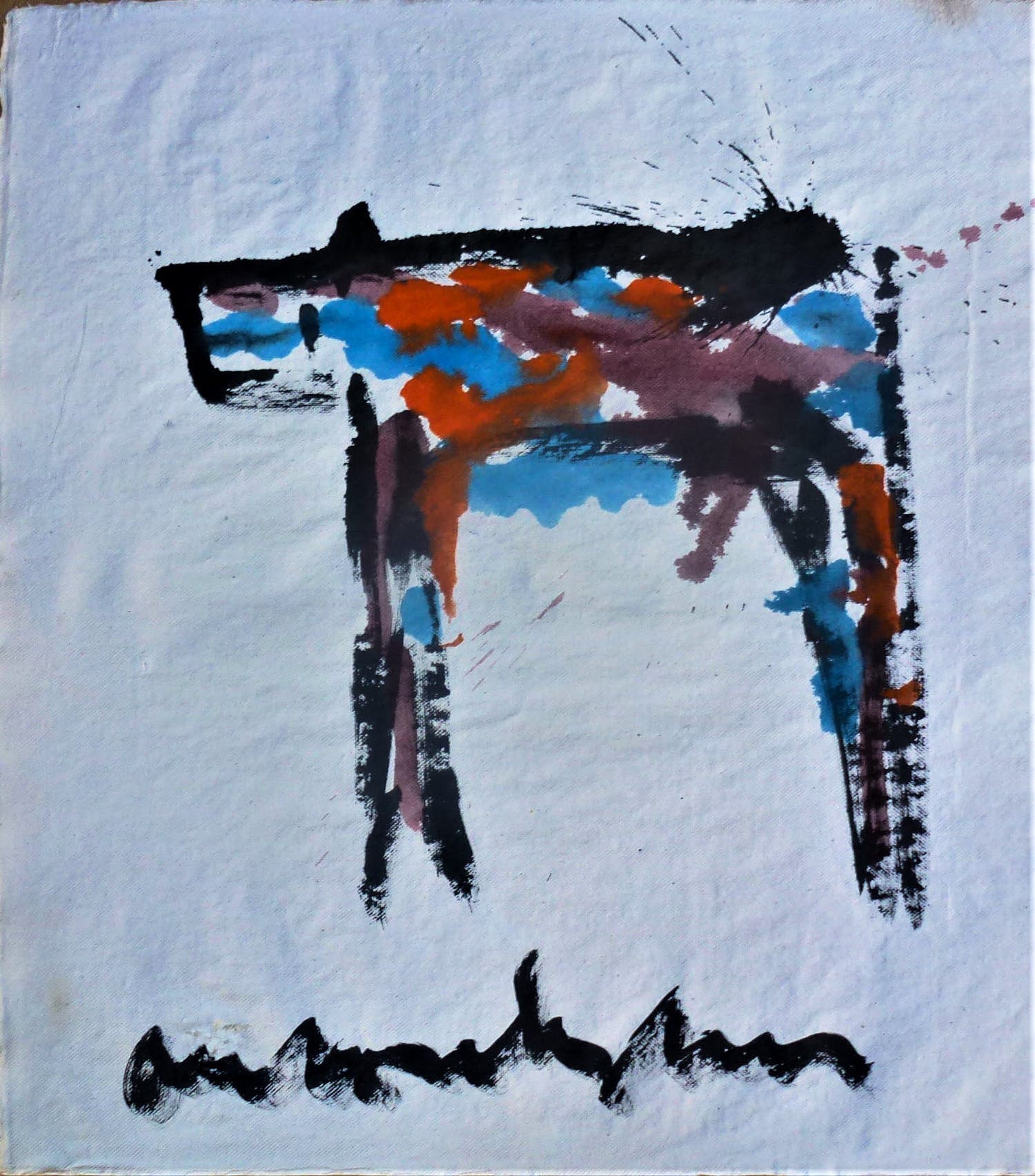 Anton Heyboer - Het dier . verkocht voor € 250!