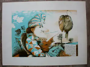 Nicolaas Wijnberg - Litho: Dooie visiesvreters - 1977 kaufen? Bieten Sie von 55!