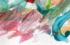 Paul Louis Van Den Bergh - Tempera en acryl op papier - "Fest II" - Handgesigneerd - 2019 kopen? Bied vanaf 40!