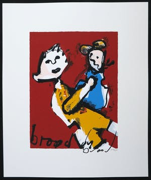 Herman Brood - Zeefdruk, Moeder en kind kopen? Bied vanaf 100!