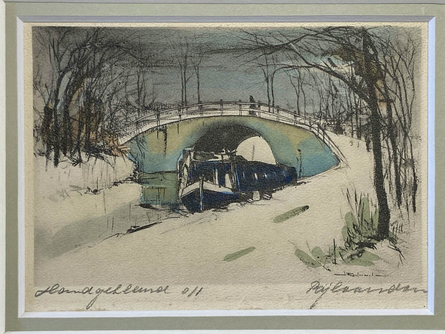 Jan Rijlaarsdam - Winter-Bruggetje kopen? Bied vanaf 100!