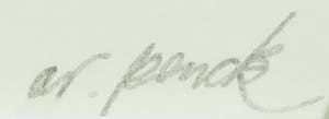 A.R. Penck - Zeldzame handgesigneerde litho, Corrector - Ingelijst kopen? Bied vanaf 1!