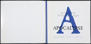 Keith Haring - Tekening in zilveren stift, Apocalypse - Ingelijst kopen? Bied vanaf 2650!