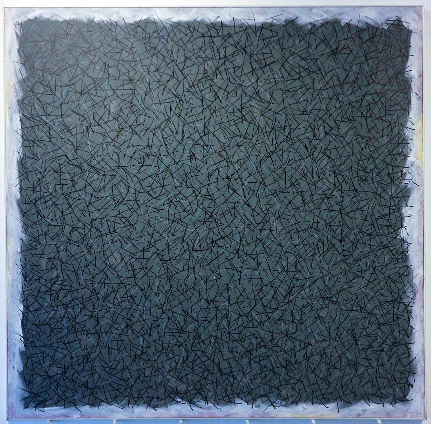 Fred van de Walle - Olieverf op doek, Zonder titel - Ingelijst (Zeer groot) verkocht voor € 150!