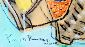 Niet of onleesbaar gesigneerd - Mexican Bull kopen? Bied vanaf 1!