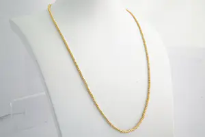 135 - Sierlijk en massief 22 Krt geel-gouden kogel of balletjes collier - kaufen? Bieten Sie von 760!