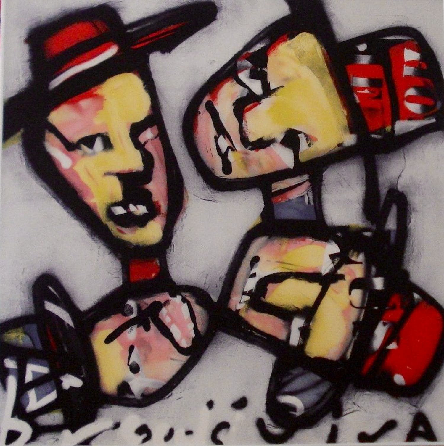 Herman Brood - Shawl, zuiver zijde met de hand geverfd kopen? Bied vanaf 95!