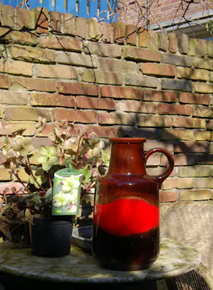 Scheurich Keramik - imposante vloervaas met oor kopen? Bied vanaf 45!