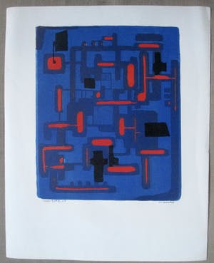 Wim Motz - Litho "Industrie" kopen? Bied vanaf 40!