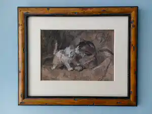 Henriette Ronner-Knip - ''the caress'' verkauft für € 975!