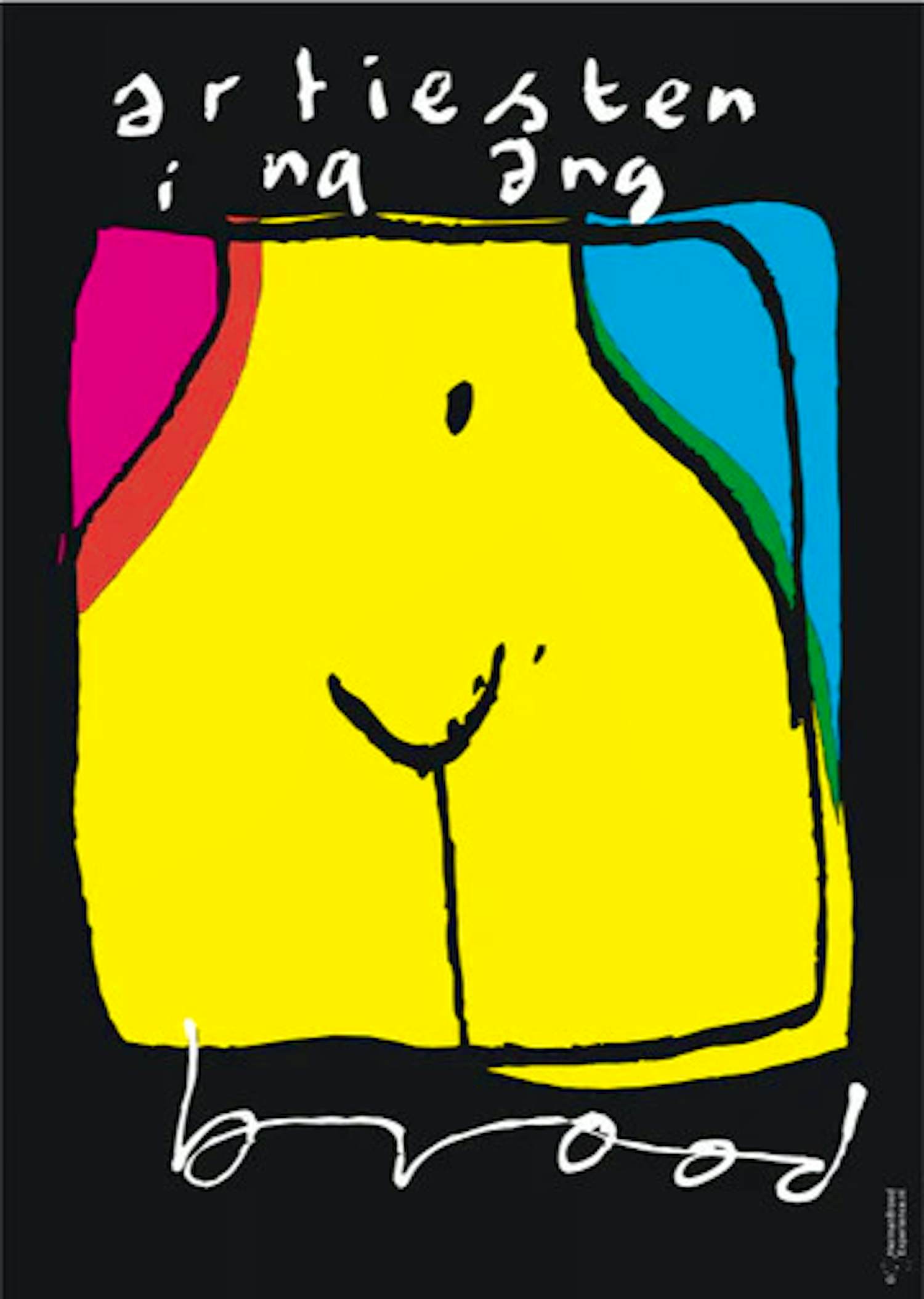 Herman Brood - Kleurengiclee op Canvas ---ARTIESTENINGANG --- kopen? Bied vanaf 85!
