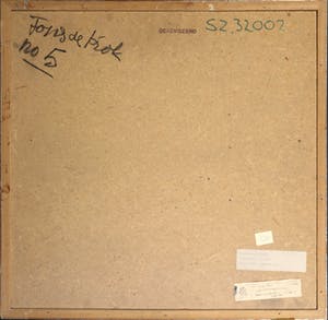 Fons de Kok - Olieverf op paneel, Landschap no. 5 - Ingelijst kopen? Bied vanaf 50!