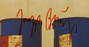 Joseph Beuys - Set van een gesigneerde postkaart en Filzpostkarte kopen? Bied vanaf 1!