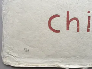 Klaas Gubbels - houtdruk ‘ Chinoise ’ - 2010 - oplage 18 ex kopen? Bied vanaf 395!