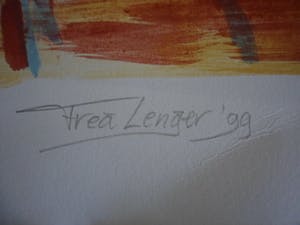 Frea Lenger - Zeefdruk , zonder titel kopen? Bied vanaf 15!