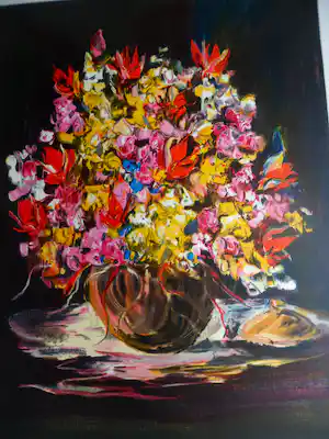 Herman Heuff - Litho. titel. "LES FLEURS MAGNIFIQUE ". vendu pour 35€ !