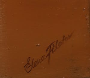 Elena Filatov - Acryl op doek, Mohn Braun (Groot) kopen? Bied vanaf 60!