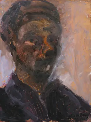 Bart Domburg - Olieverf op doek, Portret - Ingelijst kopen? Bied vanaf 200!
